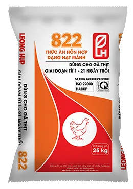 822B Thức ăn HH cho Gà con dạng viên 1 - 21 ngày 20%
