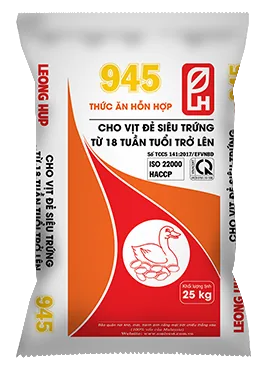 945 Thức ăn HH cho Vịt đẻ siêu trứng 19%