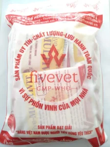 Fivevet FIVE MULTIVIT cốm ngũ sắc siêu tan vỗ béo, tăng trọng nhanh, chống còi cọc, hồng da, mượt lông, chống cắn mổ