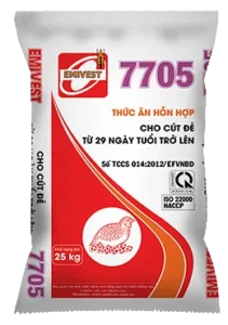 775 Thức ăn HH cho cút đẻ từ 29 ngày 20,5%