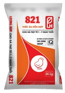 821B Thức ăn HH cho Gà con dạng mảnh 1 - 21 ngày 22%