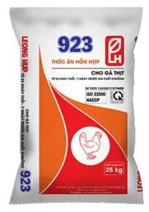923S Thức ăn HH cho Gà thịt 22 ngày - xuất chuồng 19%