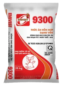 9300 Thức ăn HH cho Heo con Tập ăn từ 7 ngày - 8kg 20%