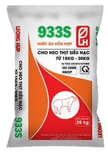 933S Thức ăn HH heo thịt thịt siêu nạc 15 - 30kg 18,5%