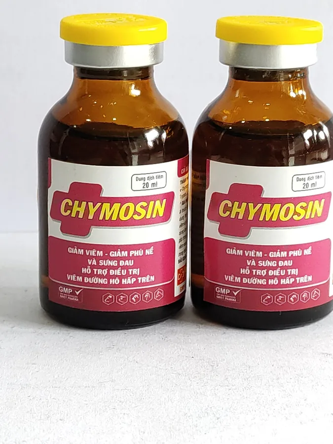 CHYMOSIN dung dịch tiêm giảm viêm, giảm phù nề và sưng đau hỗ trợ điều trị bệnh viêm đường hô hấp