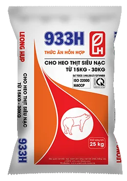 933H Thức ăn HH cho heo thịt siêu nạc 15 - 30Kg 18%
