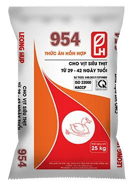 954 Thức ăn HH cho Vịt thịt từ 29 - 42 ngày 18%