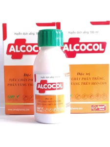 ALCOCOL huyền dịch uống đặc trị tiêu chảy phân trắng, phân vàng trên heo con