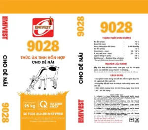 9028 Thức ăn Tinh HH cho Dê Nái 18%