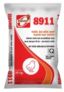 8911S Thức ăn HH cho Gà con 1 - 21ngày 18%