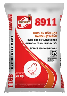 8911S Thức ăn HH cho Gà con 1 - 21ngày 18%