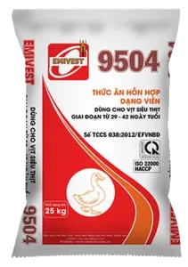 9504H_ Thức ăn HH cho Vịt thịt từ 29 - 42 ngày 17%